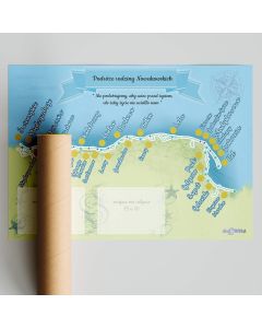 Odkrywca Wybrzeża - Mapa Zdrapka
