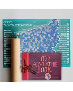 Odkryj Zachodniopomorskie - Mapa Zdrapka + Album na Zdjęcia